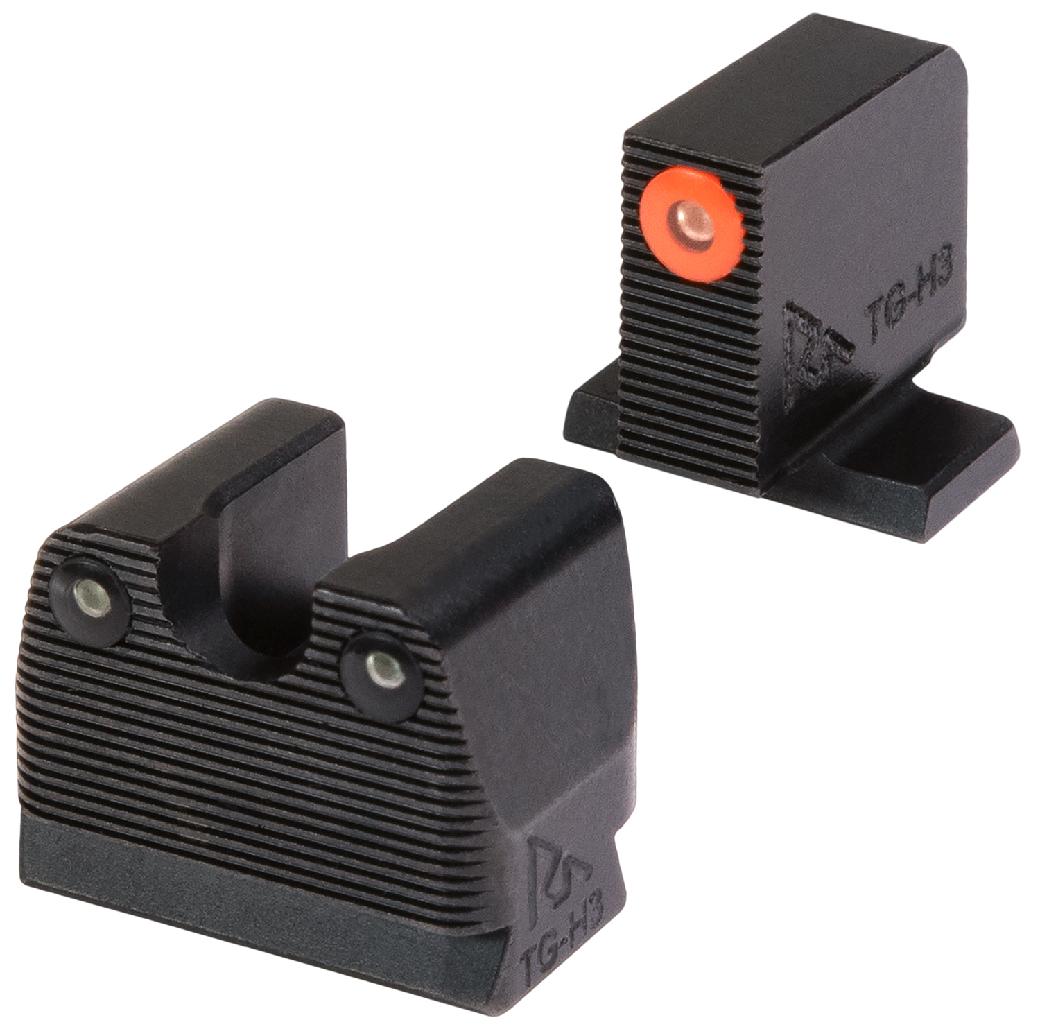 Rival Arms RARA1A231S SIG Sauer 3-Dot Night Sights  Green Tritium Orange Outline Front Sight-Green Tritium Black Outline Rear Sight