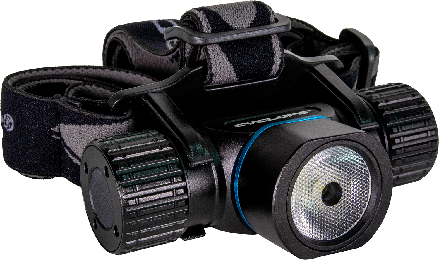 Cyclops CYC-HLP2000 Poseidon 2000 Lumens Headlamp Black Anodized