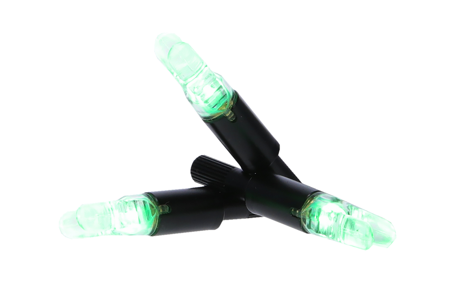 NAP NAPILLNXGR3PK Thunderglo Illuminated Nock Crossbow Green Half Moon/ 3 Pack