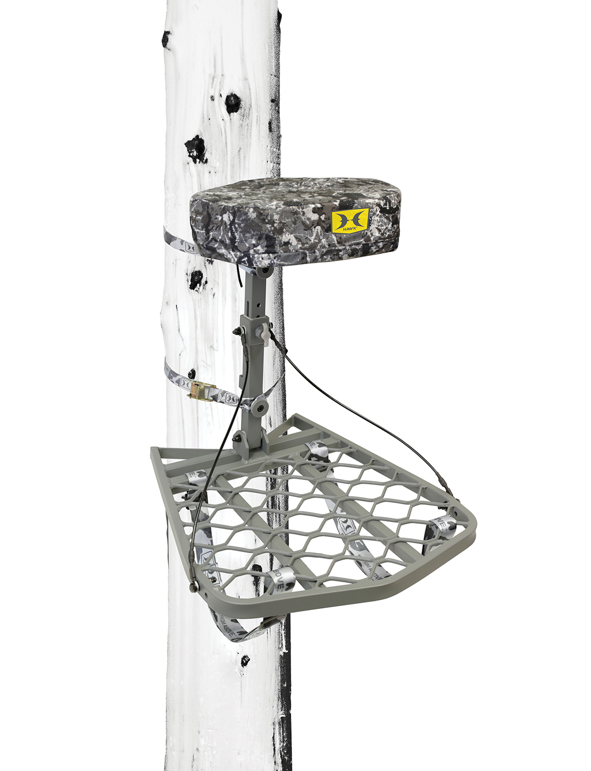 Hawk Hwkfpra Helium Ultra Lite Hang-On Gray Powder-Coating Aluminum 16"