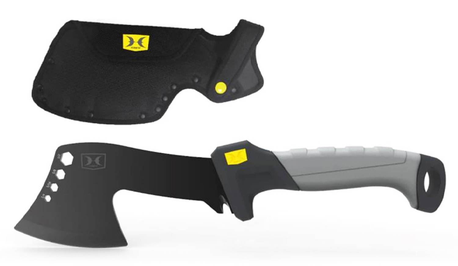 Hawk HWKHATCH Hatchet 2.5" SS Blade Black TiNi Finish 9.46" Handle