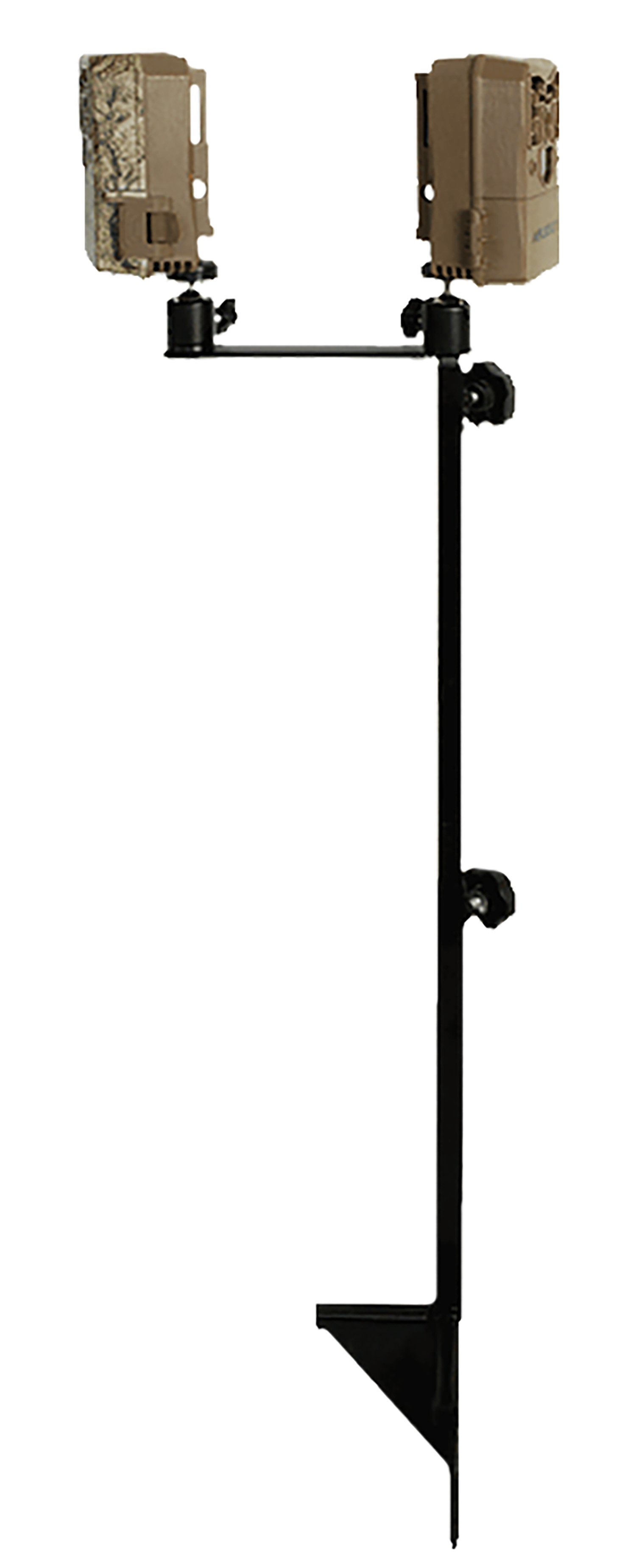 Muddy MUDMTCATCS03 Dual Game Camera Mount 19"41" High Black Steel
