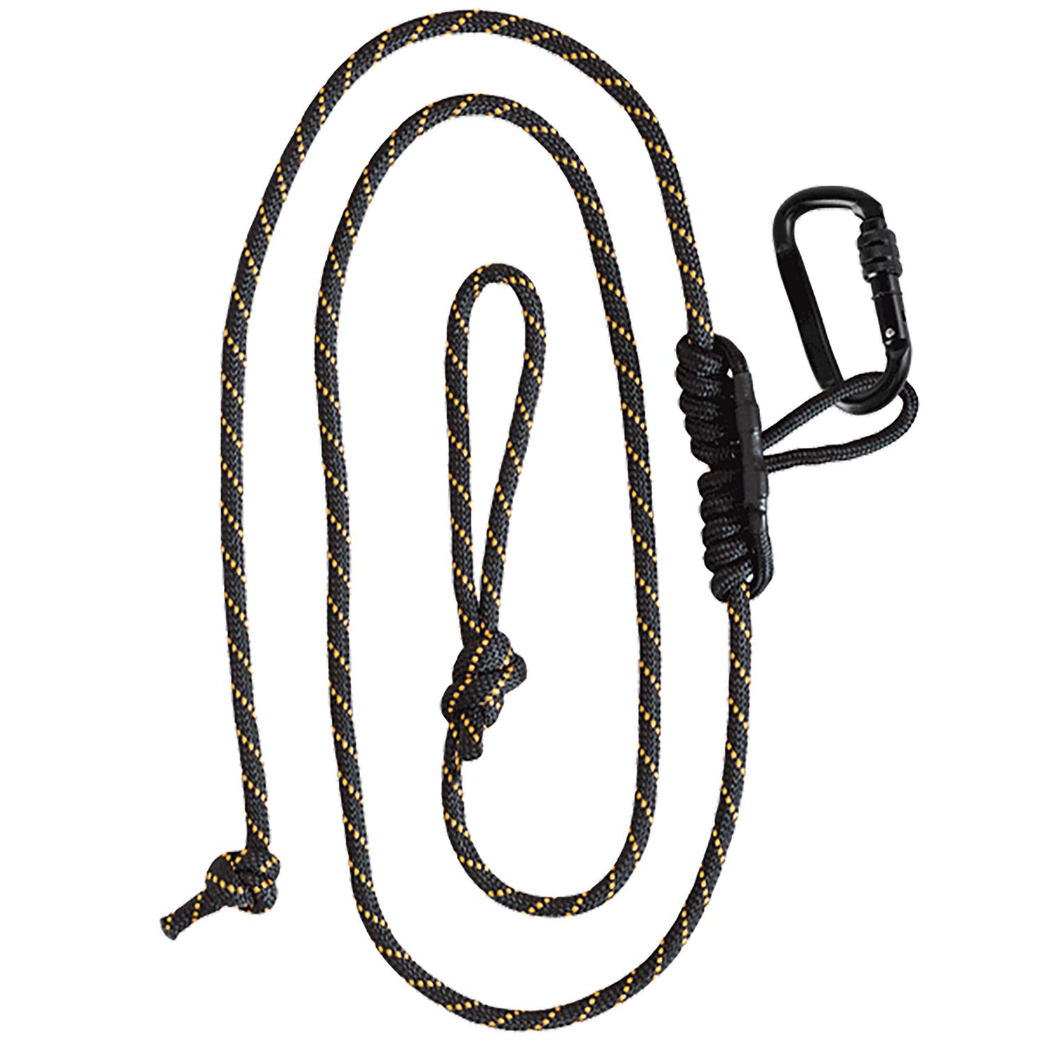 Muddy MUDMSA070 Safety Harness Lineman's Rope Black Nylon 300 lbs