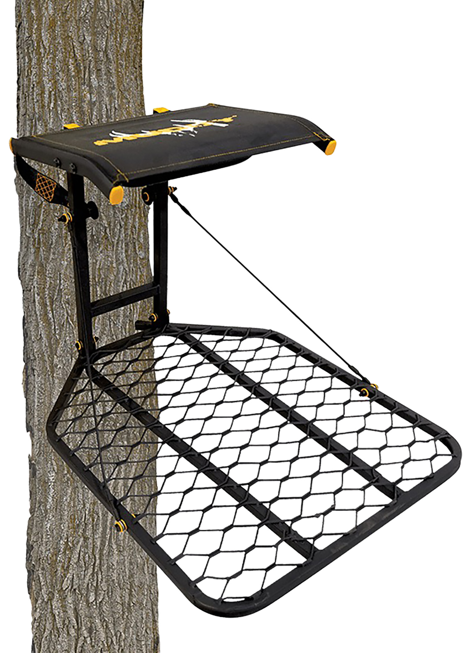 Muddy MUDMFP1080 Boss Hang-On Stand Black Flex-Tek Steel 24"x30" Platform