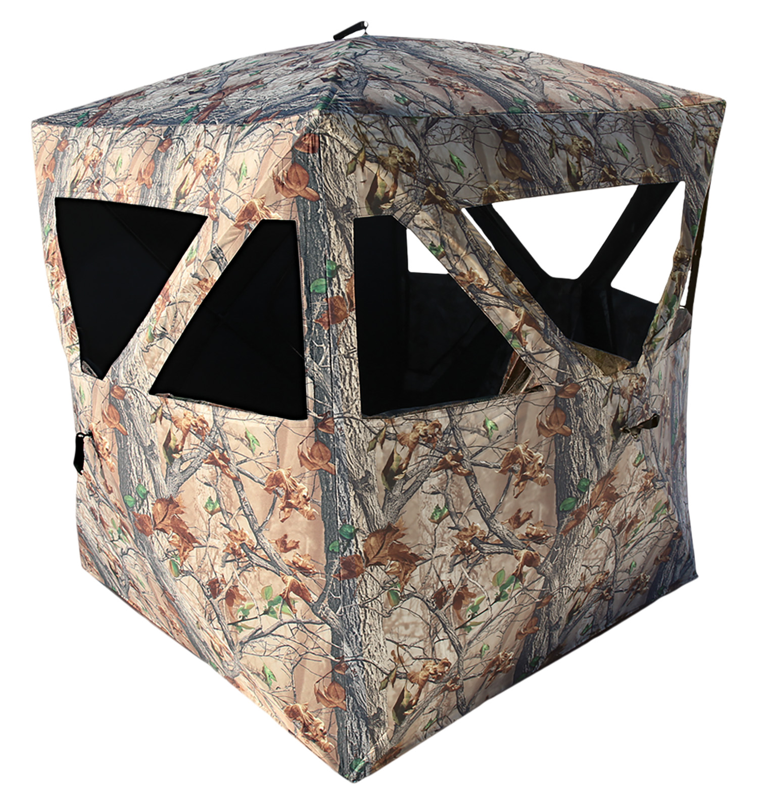 Muddy MUDGB250 Three-Person Ground Blind Cervidae Camo 66" Height