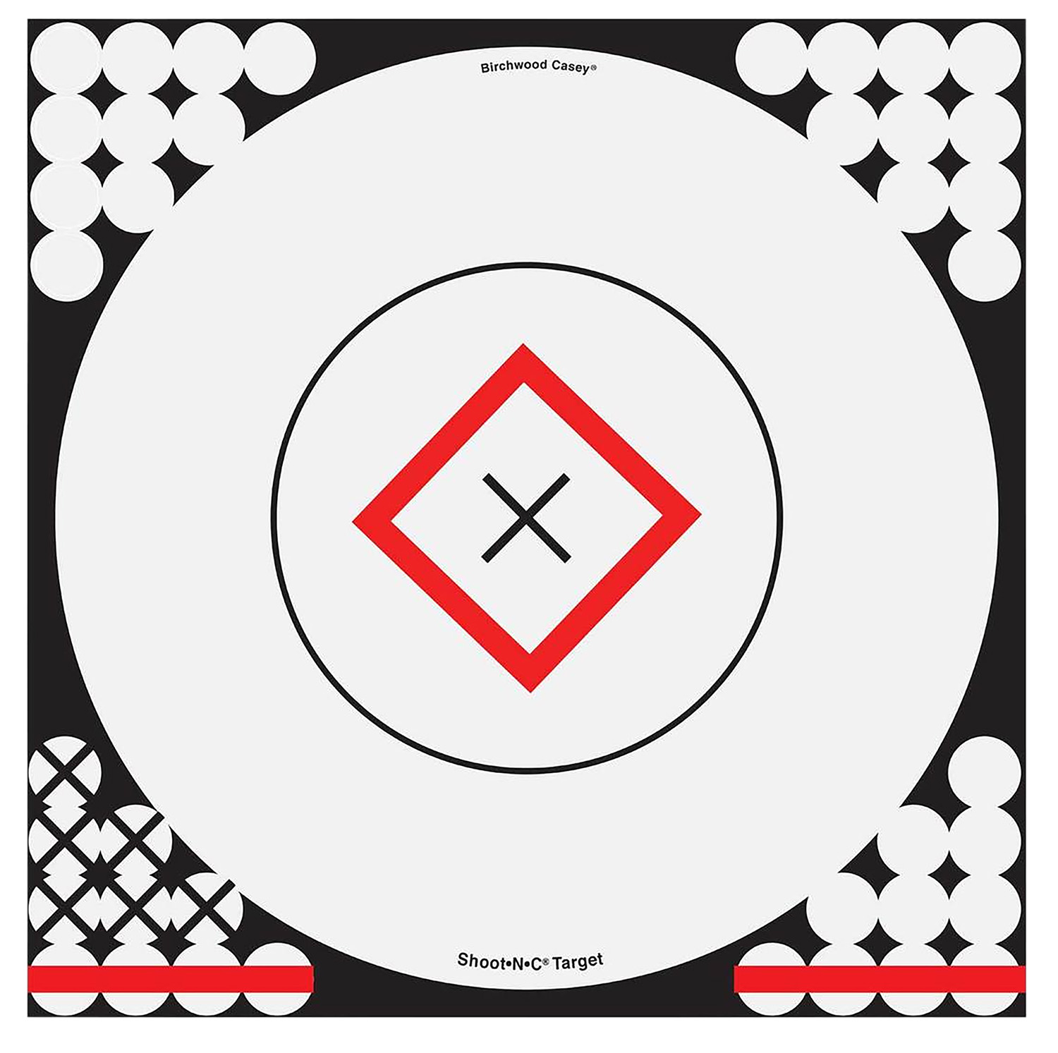 Birchwood Casey Shoot-N-C 17.25" Open-Sight Target - Pack of 5 - Birchwood Casey
