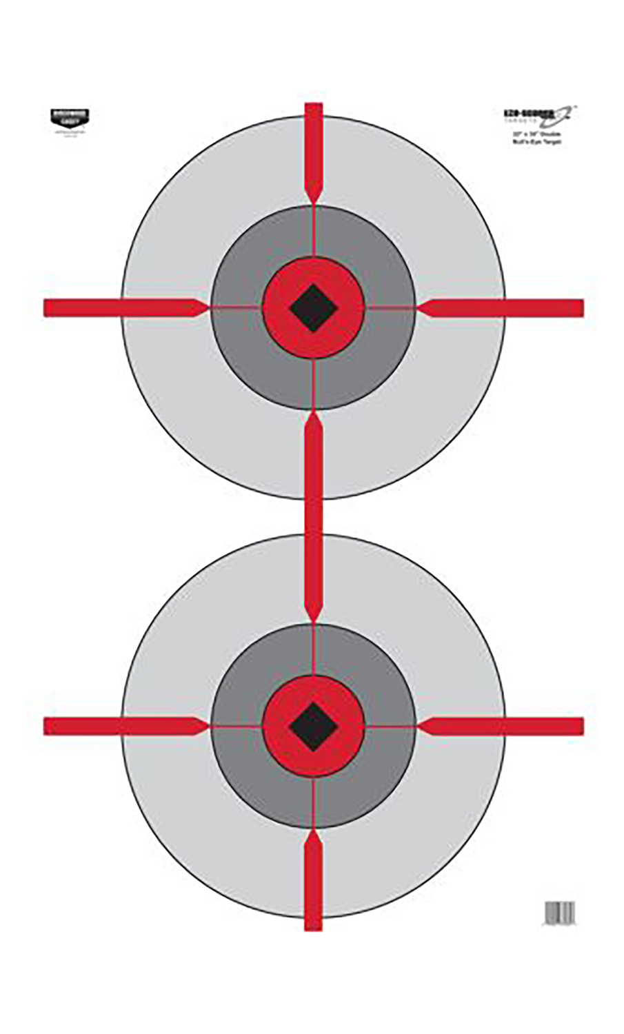 Birchwood Casey 37031 EZE-Scorer Bullseye Paper Target 23in. x 35in ...