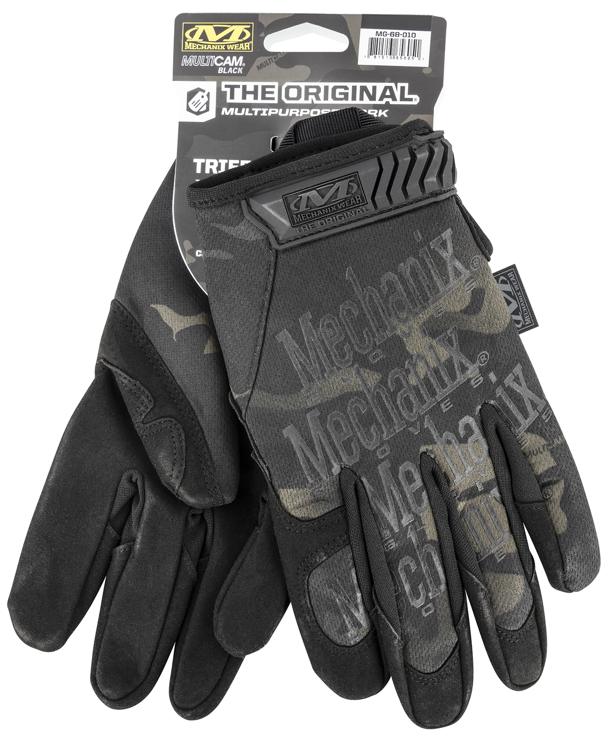 Mechanix Wear MG68009 Original Black Multi-Cam Touchscreen Gloves Medium