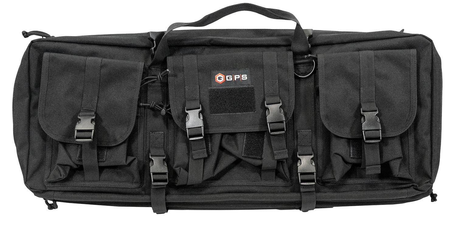 GPS Bags DRC28 Double Rifle Case Black 600D Polyester w/ 2 Padded