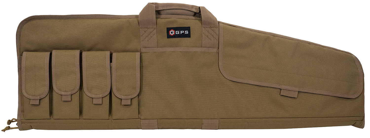 GPS Bags SRC42FDE Single Rifle Case Flat Dark Earth 600D Polyester w- Ma... - GPS