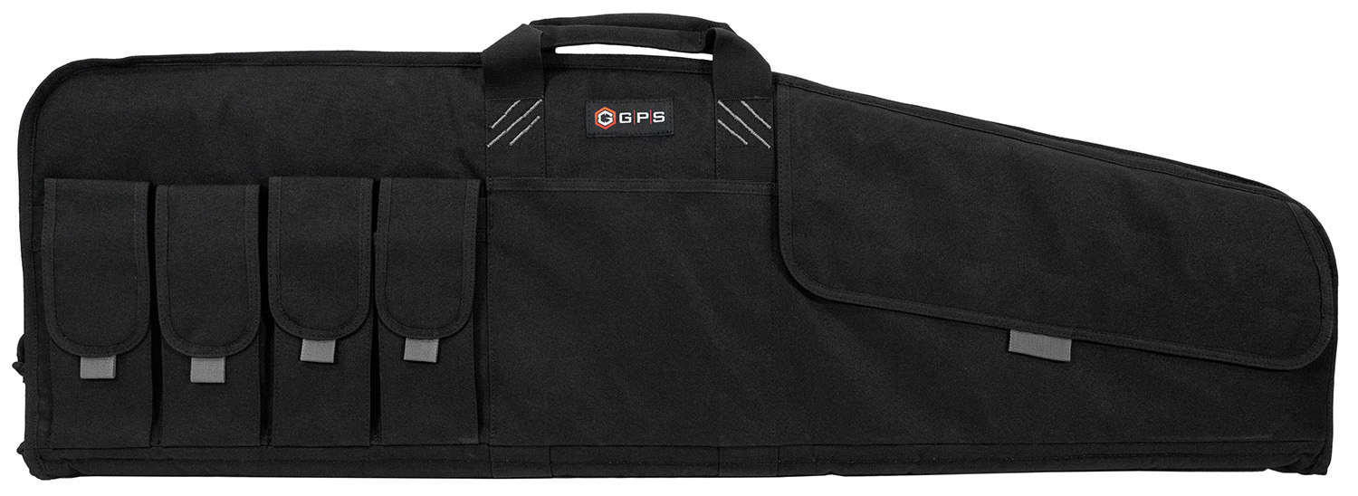 GPS Bags SRC42 Single Rifle Case Black 600D Polyester w- Mag Pouch Locka... - GPS