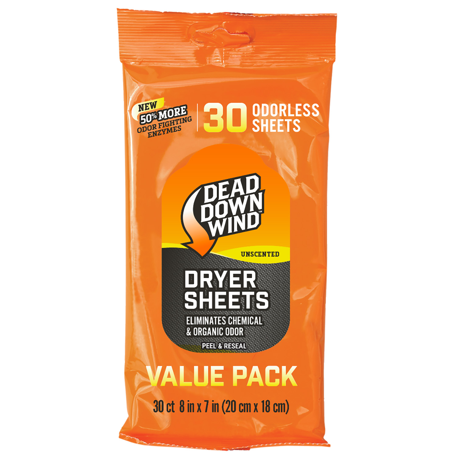Dead Down Wind Dryer Sheets Value Pack 30/ct - Daniel Defense