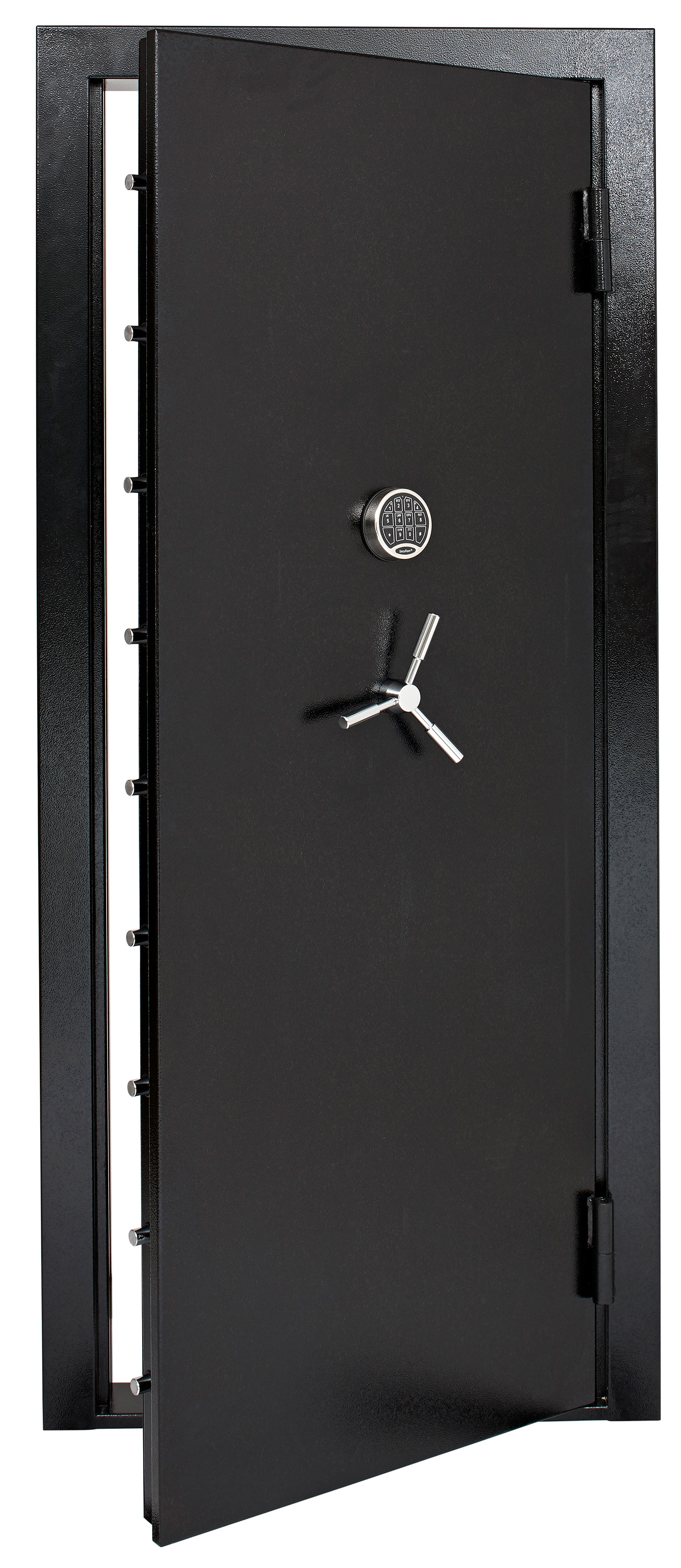 SnapSafe 75419 Vault Door Out-Swing Black 12 Gauge Steel 32.80"W x 81"H-img-0