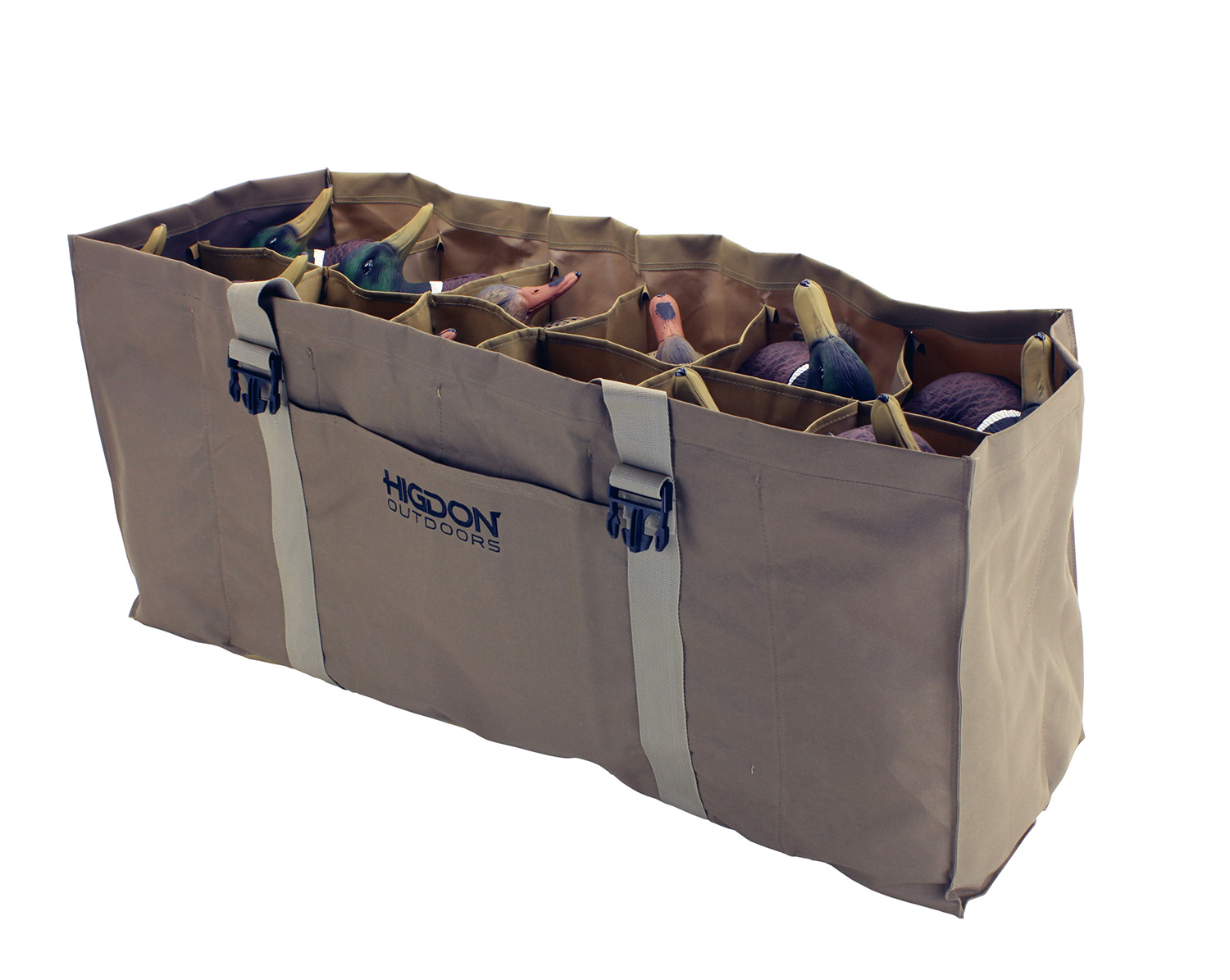 Higdon Outdoors 37124 X-Slot Decoy Bag Universal Tan 600D Polyester 36"L...-img-0