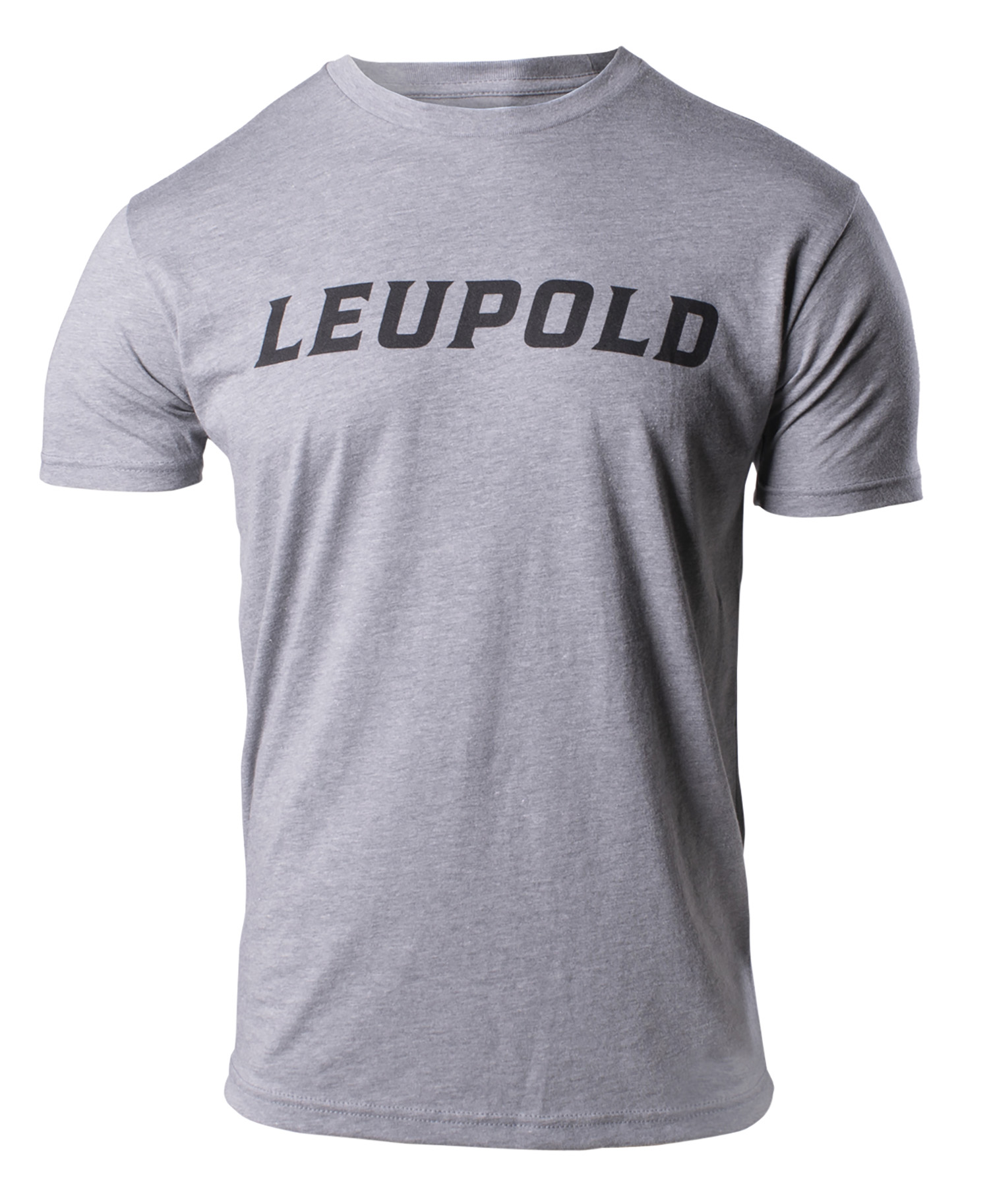 Leupold 180229 Wordmark Graphite Heather Cotton/Polyester Short Sleeve...-img-0