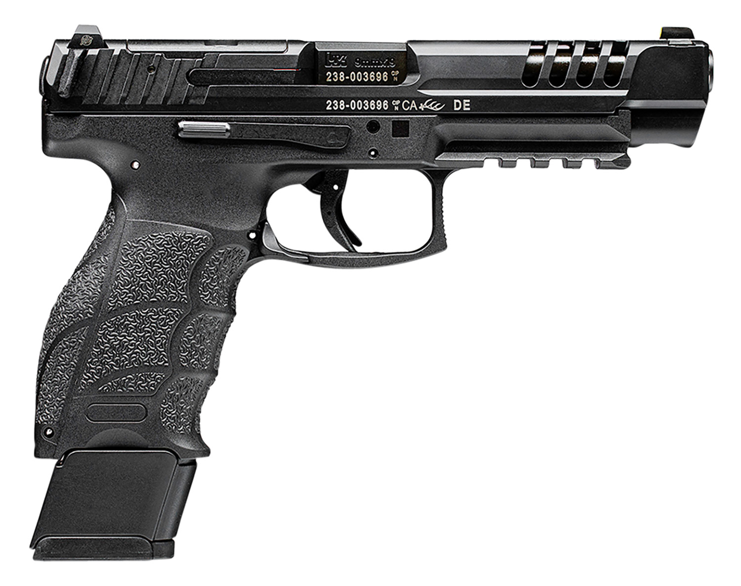 HK 81000594 VP9L Optic Ready 9mm Luger 5" 10+1 Black Steel-img-0