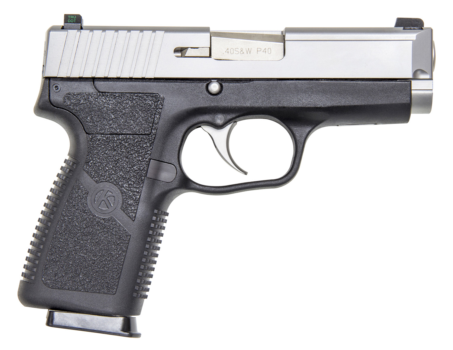 Kahr Arms KP4043NA P 40 S&W Caliber with 3.60" Barrel 7+1 Capacity Bl...