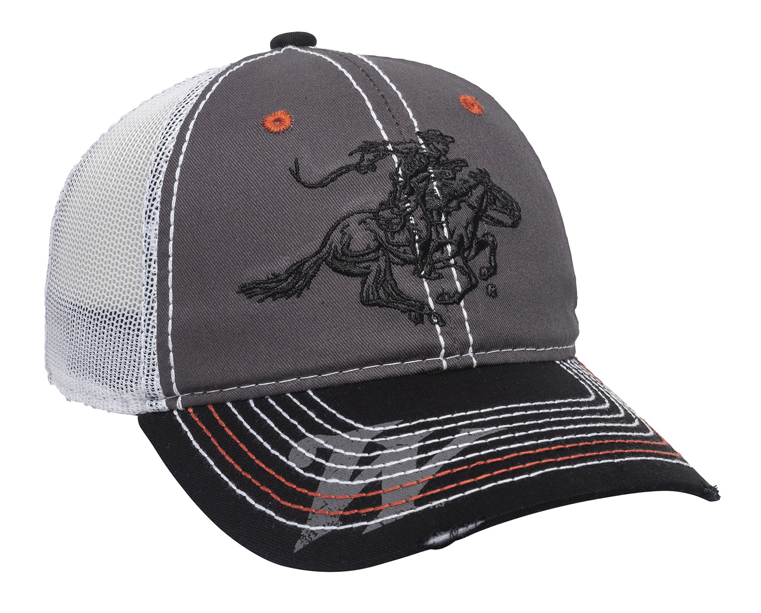Outdoor Cap WIN35B Winchester Cap Cotton Twill Black/Charcoal/White...-img-0