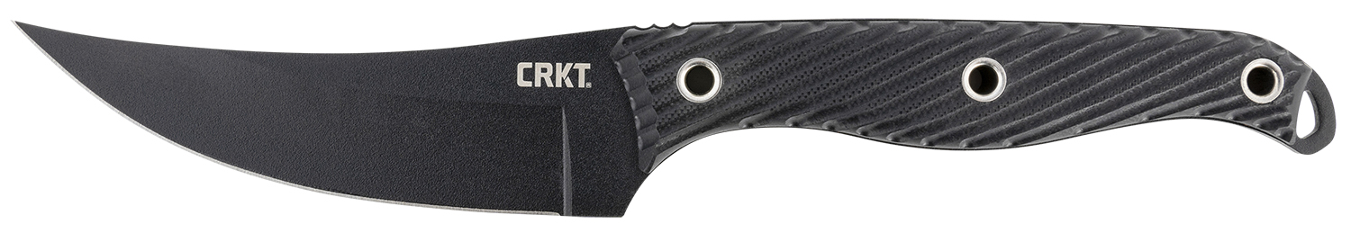 CRKT Clever Girl 4.60" Fixed Blade Knife Black Powder Coated SK-5 Steel