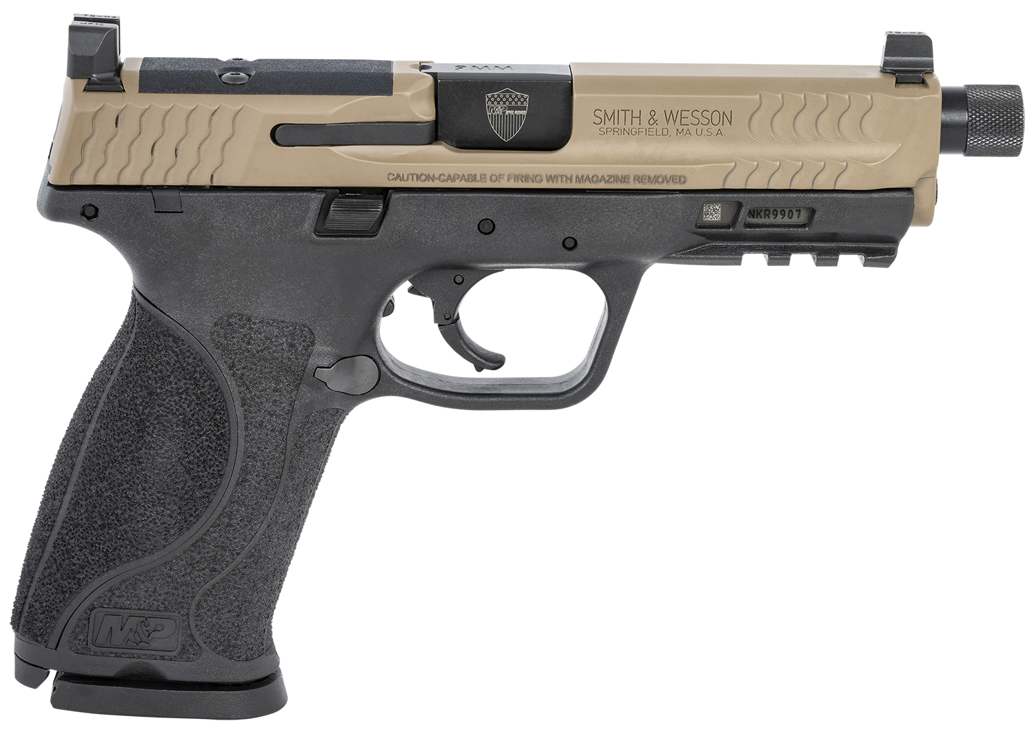 Smith & Wesson M&P9 M2.0 OR Spec Series 9mm Luger 4.6" 17+1 FDE Polymer Frame Stainless Slide
