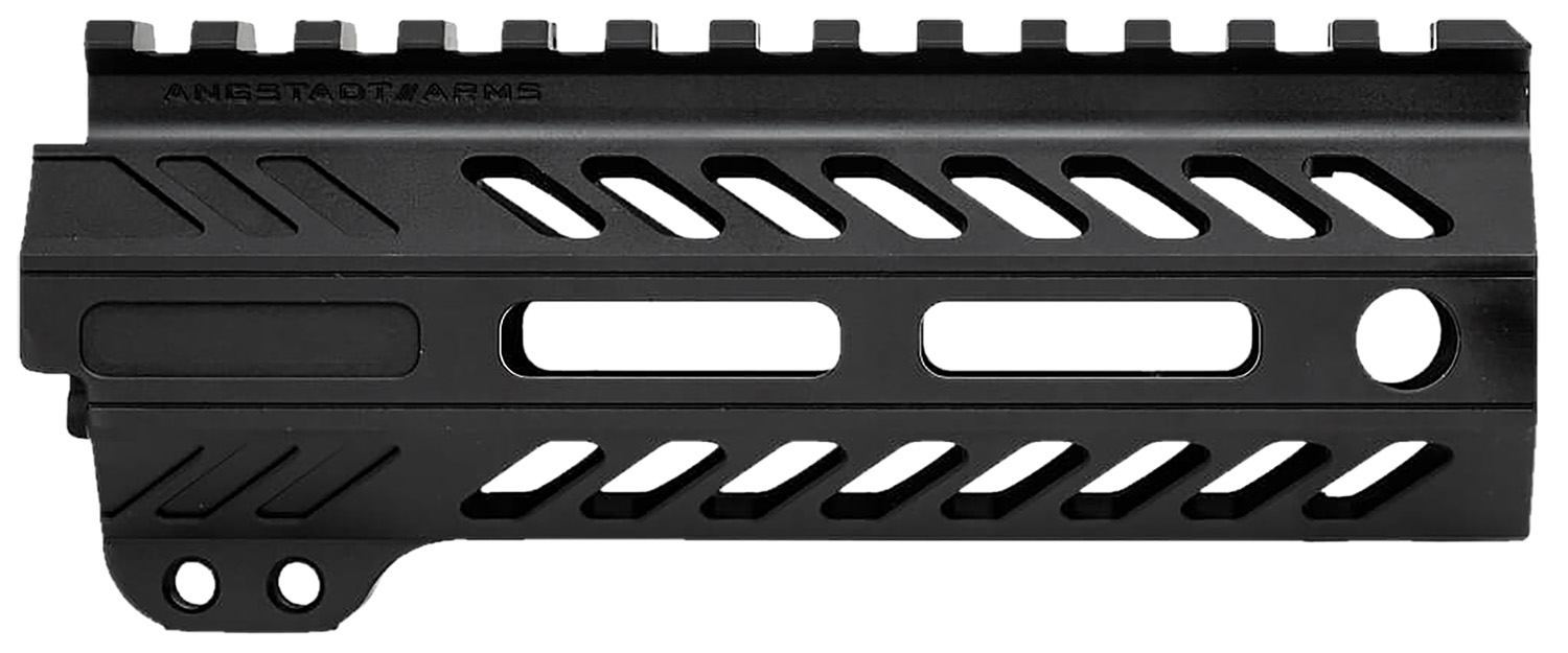 Angstadt Arms AA055HGMLT Ultra Light Handguard  made of Aluminum with Black Anodized Finish, M-LOK Style, Picatinny Rail & 5.50 OAL for AR-15 Includes Hardware