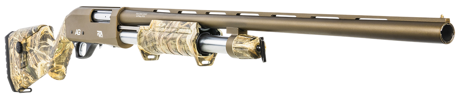 Rock Island All Gen Pump 20 Ga. Shotgun 26" Barrel 5 Round Realtree Max-5 Fixed with Adjustable Cheekpiece Stock Right Handed Synthetic Finish