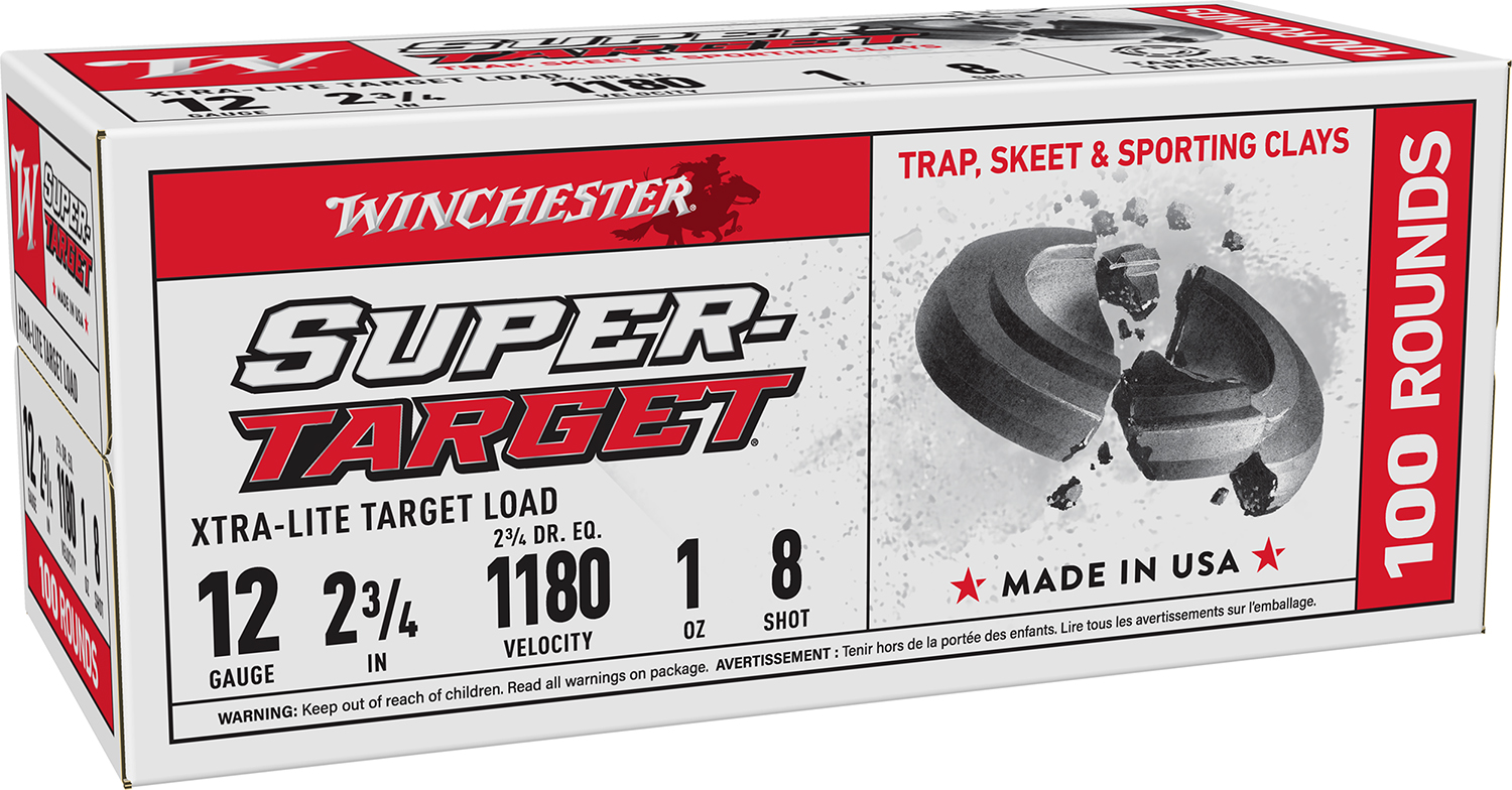 Winchester Xtra-Lite Super-Target 12 Gauge 2.75" 1 oz 1180 fps 8 Shot