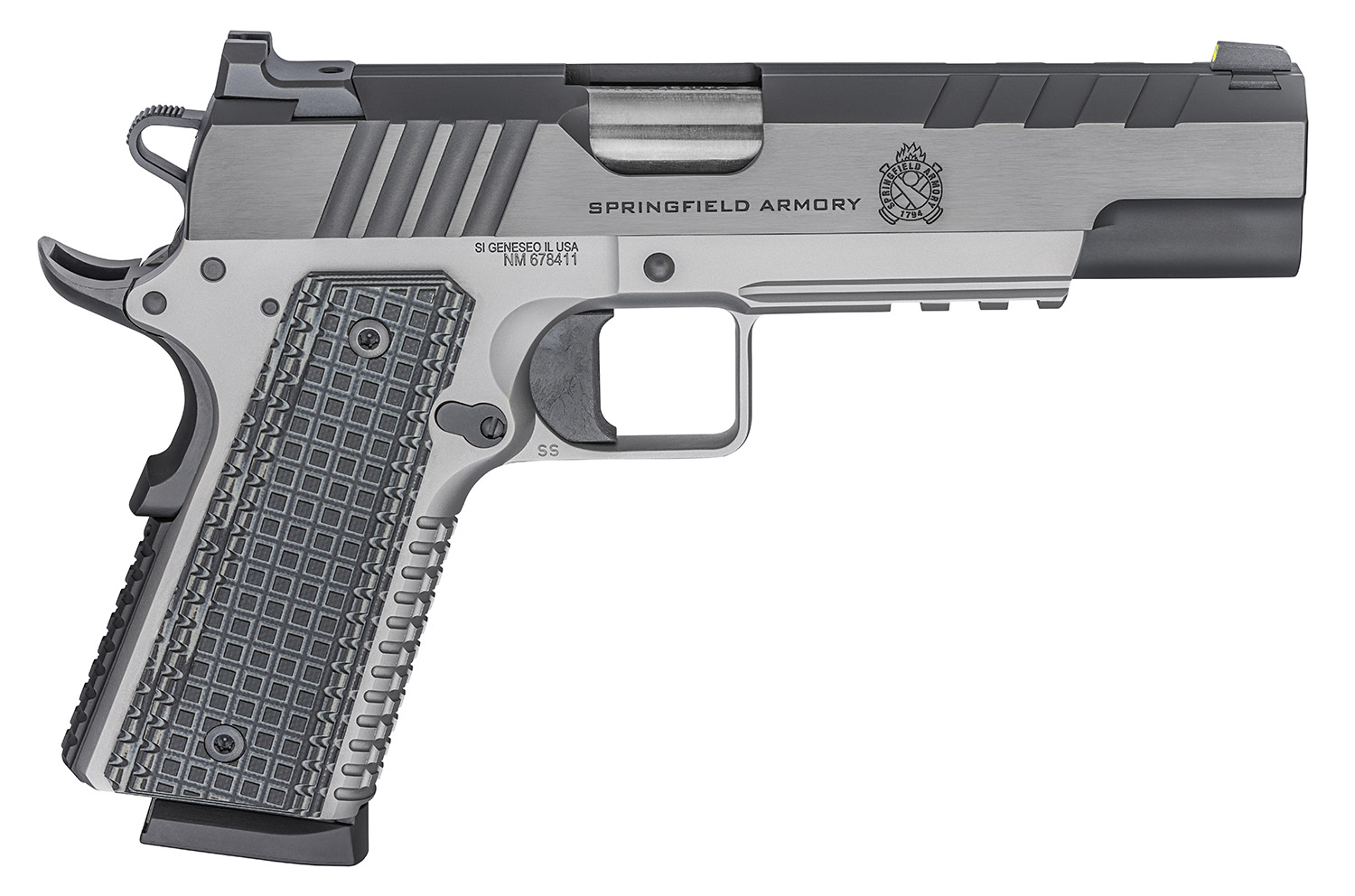 Springfield Armory PX9220L 1911 Emissary 45 ACP 5" 8+1 Stainless Steel...-img-0