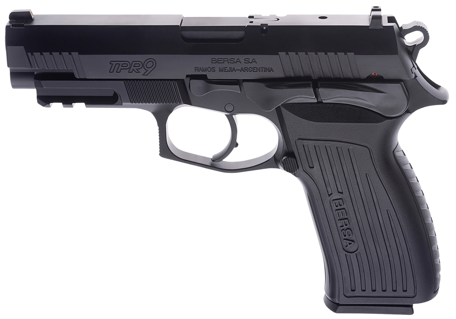 Bersa TPR9 Matte 9mm 4.25" 17+1 – Reliable Full-Size DA/SA Pistol 5 Bersa TPR left side