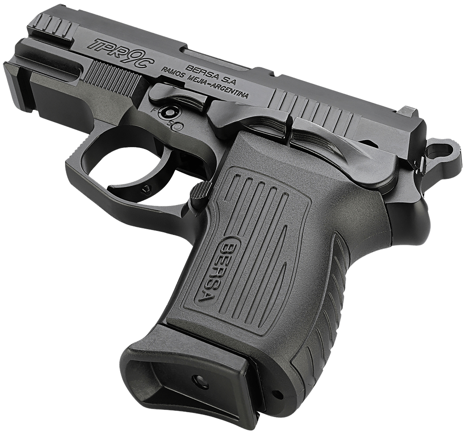 Bersa TPRC Matte 9mm 3.25" 13+1 – Reliable Compact DA/SA Pistol 5 Bersa TPRC left side
