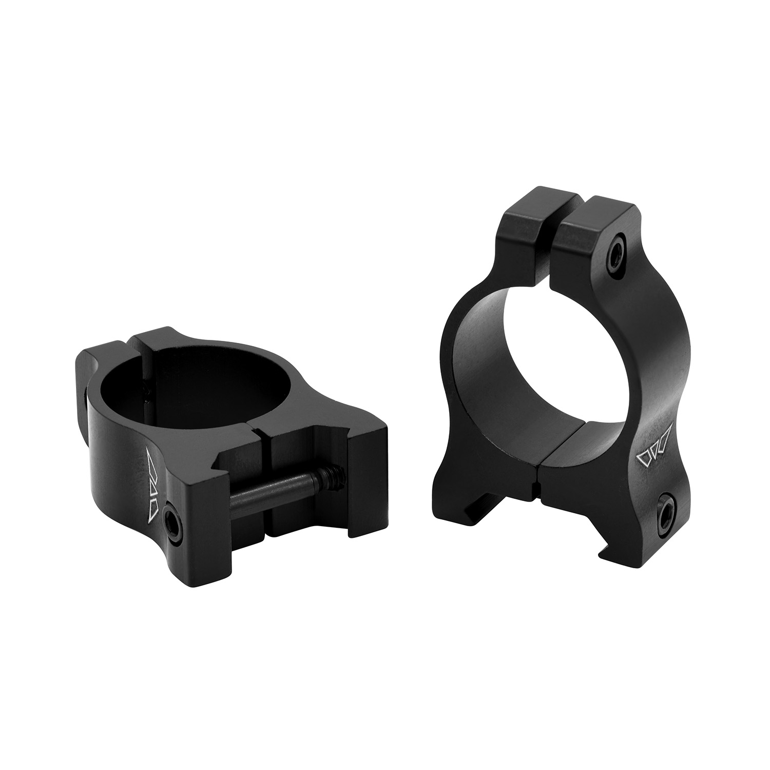 Warne V400M Vapor Scope Ring Set Matte Black Aluminum, 1 Tube, Low Picatinny/Weaver