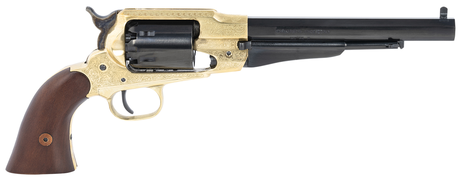 Pietta PF58BRE448 1858 44 Cal 6rd 8" Blued Barrel, Walnut Grip
