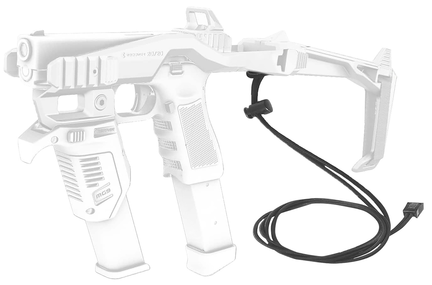 Recover Tactical FS2001 20/20 Sling Black Elastic Sling compatible w/ all Recover Tactical Stabilizer Braces