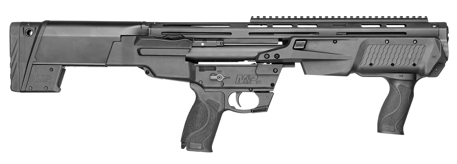 Smith & Wesson 12490 M&P Bullpup 12 Gauge Pump 3" 6+1/7+1, 19" Black...-img-0