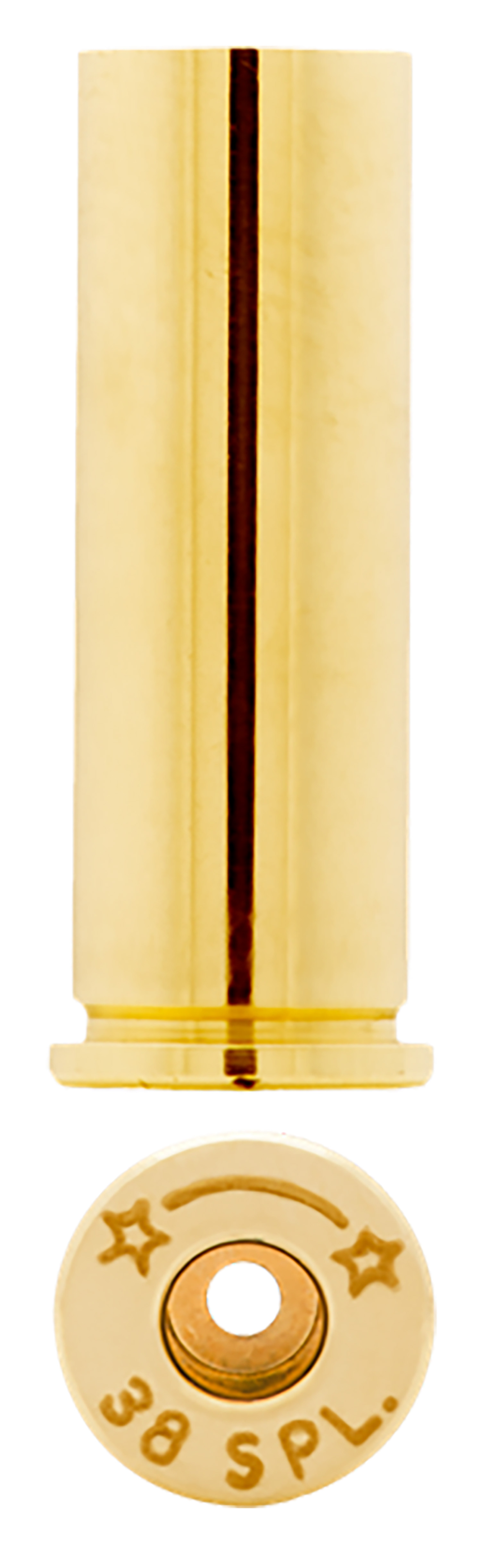 HSM 38EUP100 Unprimed Cases  38 Special Handgun Brass 100 Per Bag