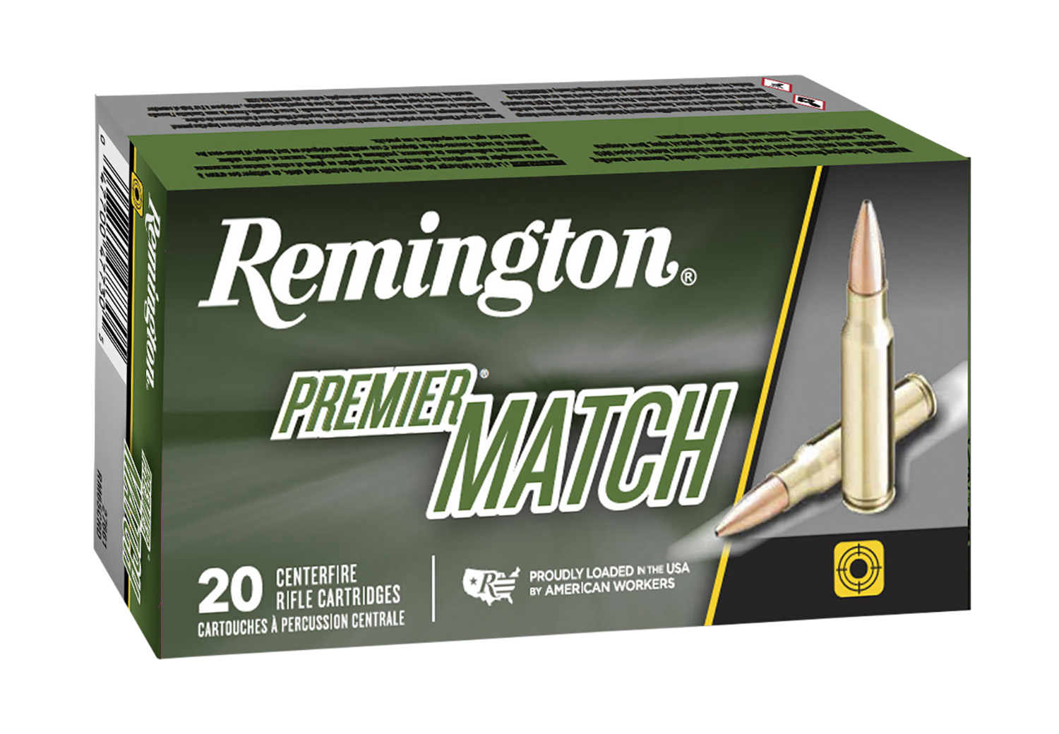 Remington Ammunition Premier Match 6mm Creedmoor 107 gr Sierra MatchKing BTHP 20 Per Box/ 10 Cs