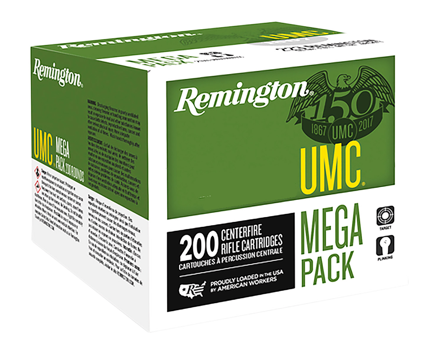 ington 20107 UMC Mega Pack Full Metal Jacket 150 Grain .300 AAC Blackout 1905 Fps Ammo