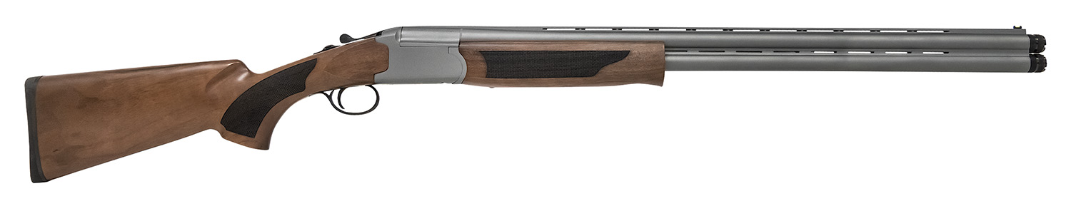 Pointer KAR1228GRY Acrius  12 Gauge with 28 Black O/U Barrel, 3 Chamber, 2rd Capacity, Gray Cerakote Metal Finish & Turkish Walnut Stock Right Hand (Full Size)