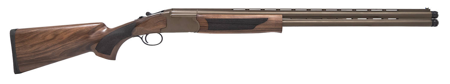 Pointer KAR1228BRZ Acrius  Full Size 12 Gauge Break Open 3" 2rd 28" Burnt Bronze Cerakote Over/Under Vent Rib Barrel, Burnt Bronze Cerakote Steel Receiver, Fixed Turkish Walnut Stock, Ambidextrous