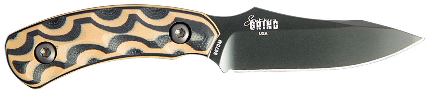 Diamondback SG05080106-01 Jackal Pup Black Blade Black/Tan Handle Knife