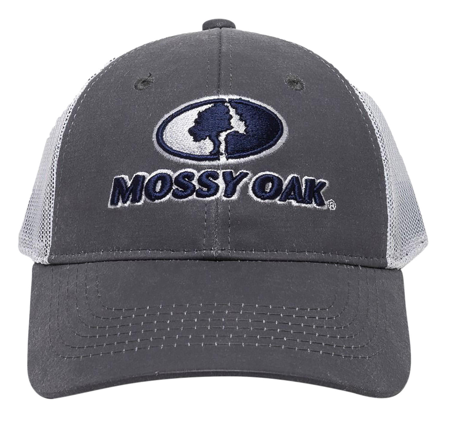 Outdoor Cap MOFS46B Mossy Oak Charcoal/White Adjustable Snapback OSFA Heavy Structured