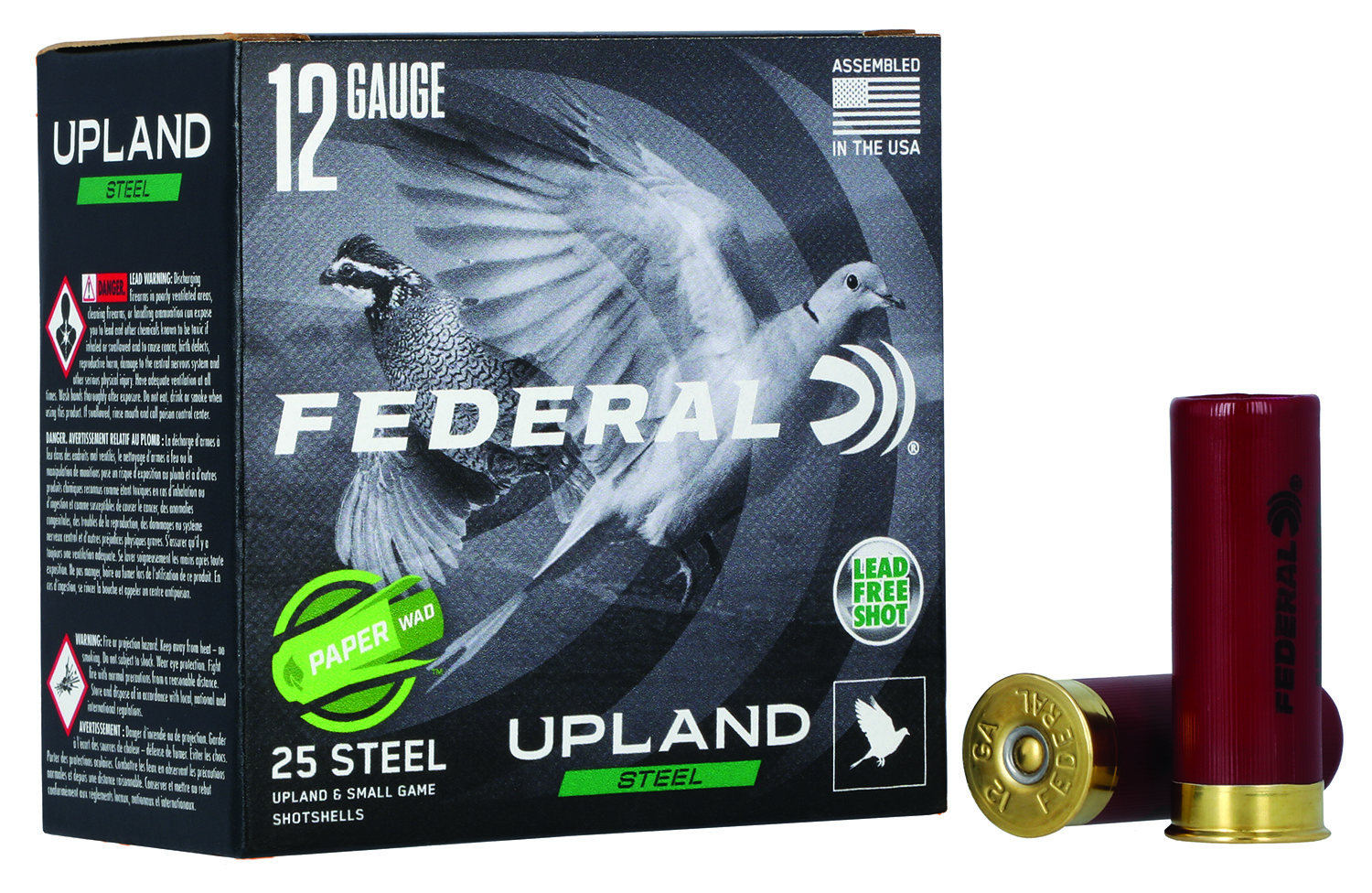 Federal USH122W75 Upland Field & Range Paper Wad 1