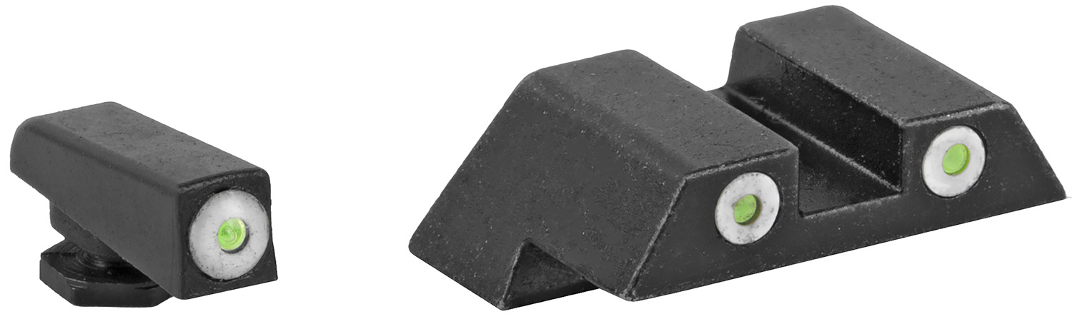 ATI ATINSGLOLF ATI Night Sight Glock Large Frame  Green Tritium White Outline Front Sight-Green Tritium White Outline Rear Sight ATI ATINSGLOLF ATI Night Sight Glock Large Frame  Green Tritium White Outline Front Sight-Green Tritium White Outline Rear Sight