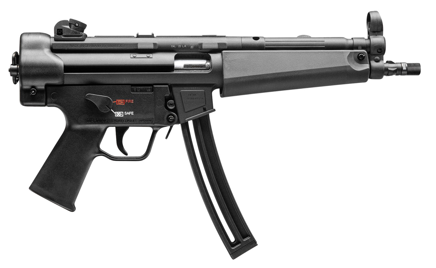 HK 81000471 MP5 22 LR Caliber with 8.50" Barrel, 10+1 Capacity, No Stock...-img-0