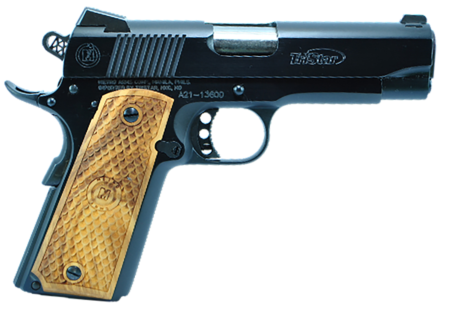 TriStar 85624 American Classic Commander 1911 9mm Luger Caliber with 4.25