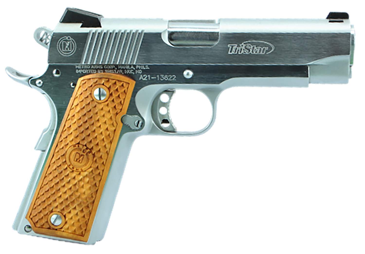 TriStar 85625 American Classic Commander 1911 9mm Luger Caliber with 4.25