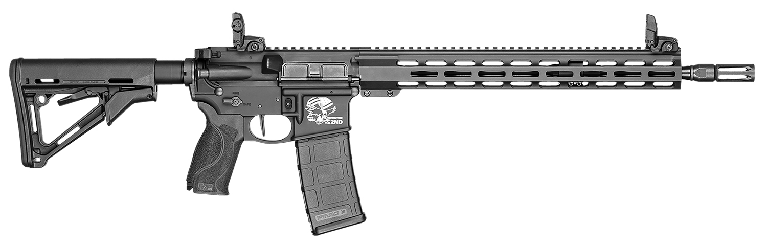 Smith & Wesson 13551 M&P15T II Limited Edition Engraved 5.56x45mm NATO 16" 30+1 Matte Black Rec Raptor-LT CH Magpul CTR Stock M&P Grip
