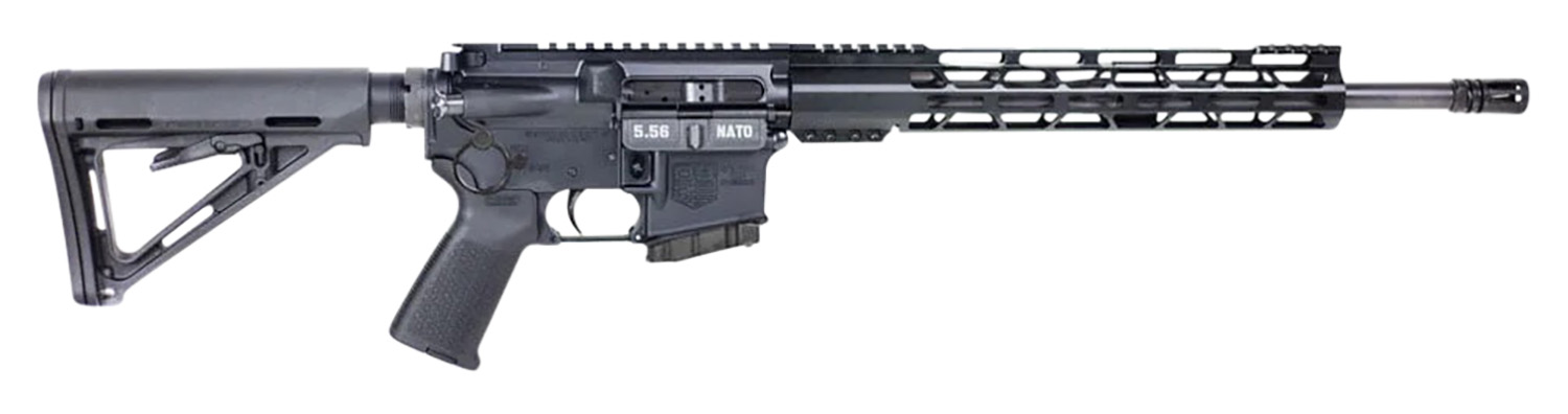 Diamondback DB15 CA Compliant AR Rifle - Black 5.56NATO 16" Barrel 12" M-LOK Rail A2 Grip Pinned Stock - DIA - Best Price $591.84