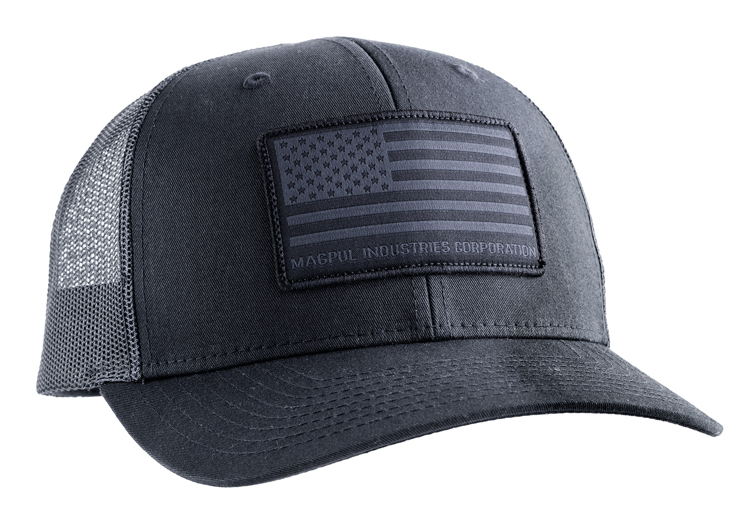 Magpul Mag1215-001 Standard Black Adjustable Snapback Osfa Structured Woven - Magpul Industries - STRUCTURED