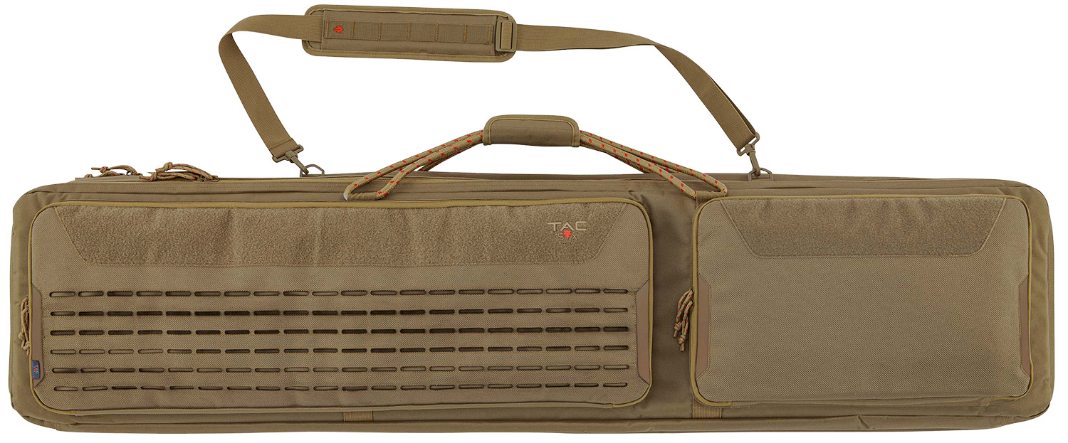 Allen Tac Six 10844 Tactical Case 55 in Coyote Tan 600D Polyester 2 Rifles